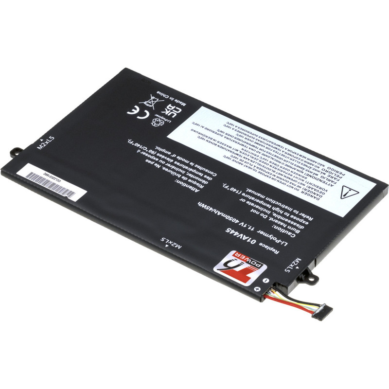 Batéria T6 Power Lenovo ThinkPad E480, E490, E580, E590, E14, E15, 4050mAh, 45Wh, 3cell, Li-pol