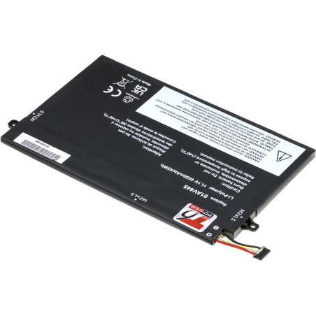 Batéria T6 Power Lenovo ThinkPad E480, E490, E580, E590, E14, E15, 4050mAh, 45Wh, 3cell, Li-pol
