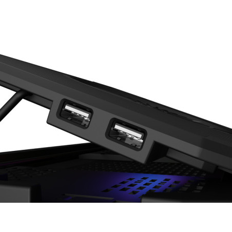 Genesis chladiaca podložka pre NB Oxid 850, RGB 15.6"-17.3", 5xVentilátor