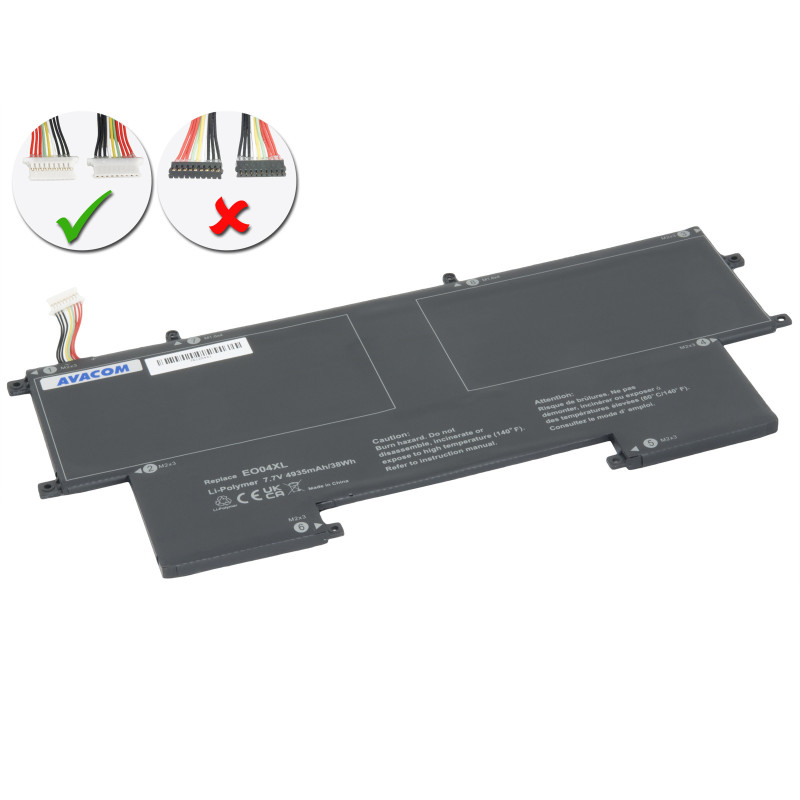 Batéria AVACOM pre HP EliteBook Folio G1 EO04XL Li-Pol 7,7 V 4935mAh 38Wh