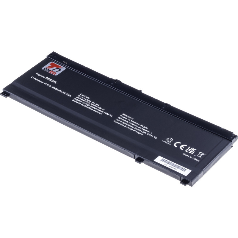 Batéria T6 Power HP Pavilion Gaming 15-cx0000, 17-cd0000, 4545mAh, 52,5Wh, 3cell, Li-pol