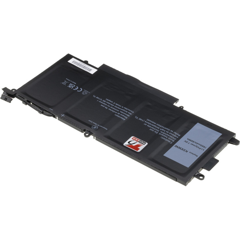 Batéria T6 Power pre Dell Latitude 5289, 7389, 7390 2in1, 7895mAh, 60Wh, 4cell, Li-pol