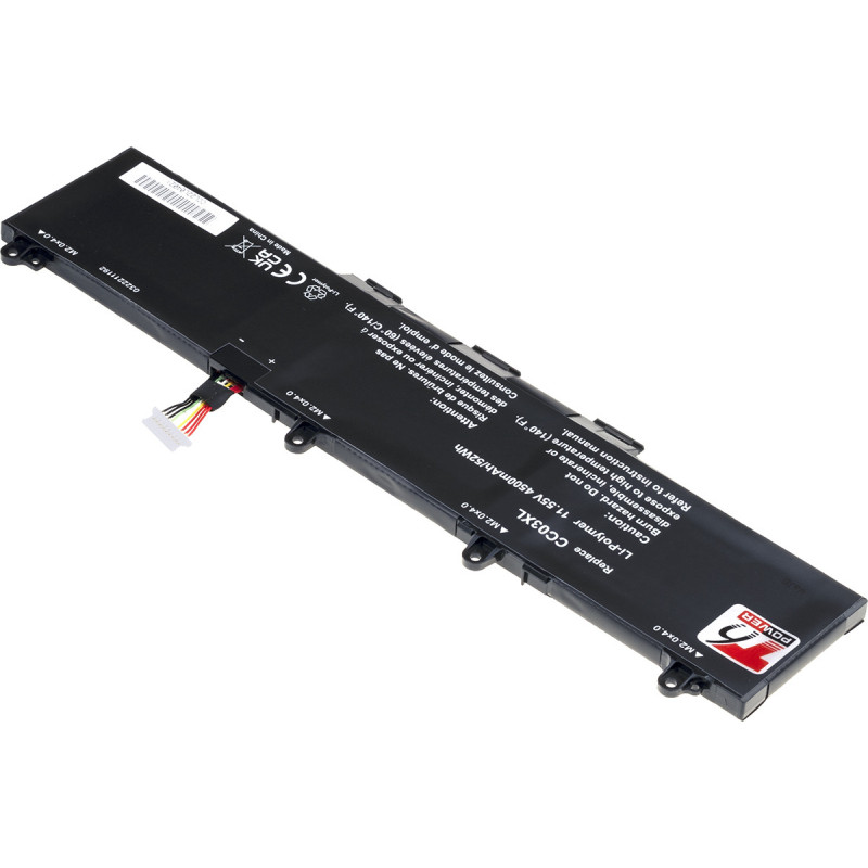 Batéria T6 Power HP EliteBook 830 G7, 830 G8, 840 G7, ZBook 14 G7, 4500mAh, 52Wh, 3cell, Li-pol