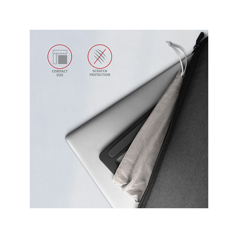 AXAGON STND-L, hliníkový stojan pre notebooky 10" - 16", 4 nastaviteľné uhly