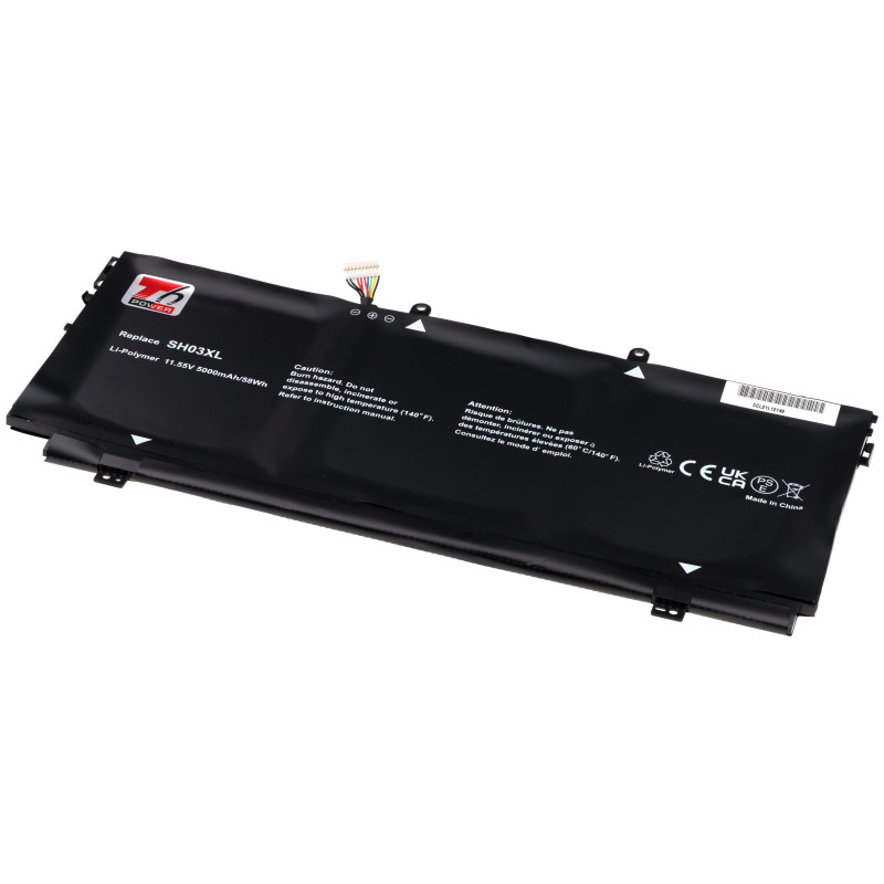Batéria T6 Power pre HP Spectre 13-ac000 x360, Spectre 13-w000 x360, 5000mAh, 58Wh, 3cell, Li-pol