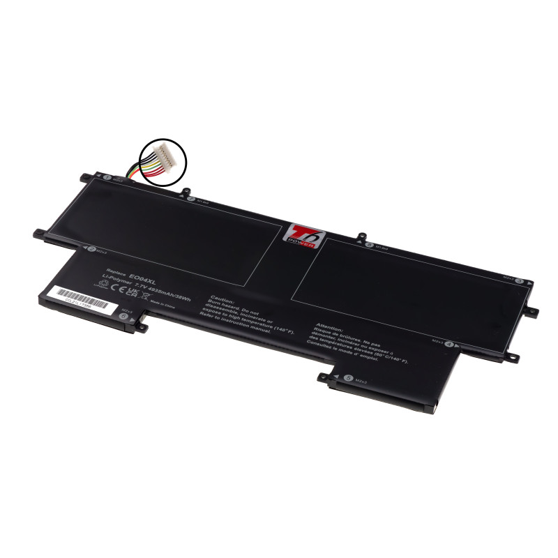 Batéria T6 Power pre HP EliteBook Folio G1, 4935mAh, 38Wh, 4cell, Li-pol