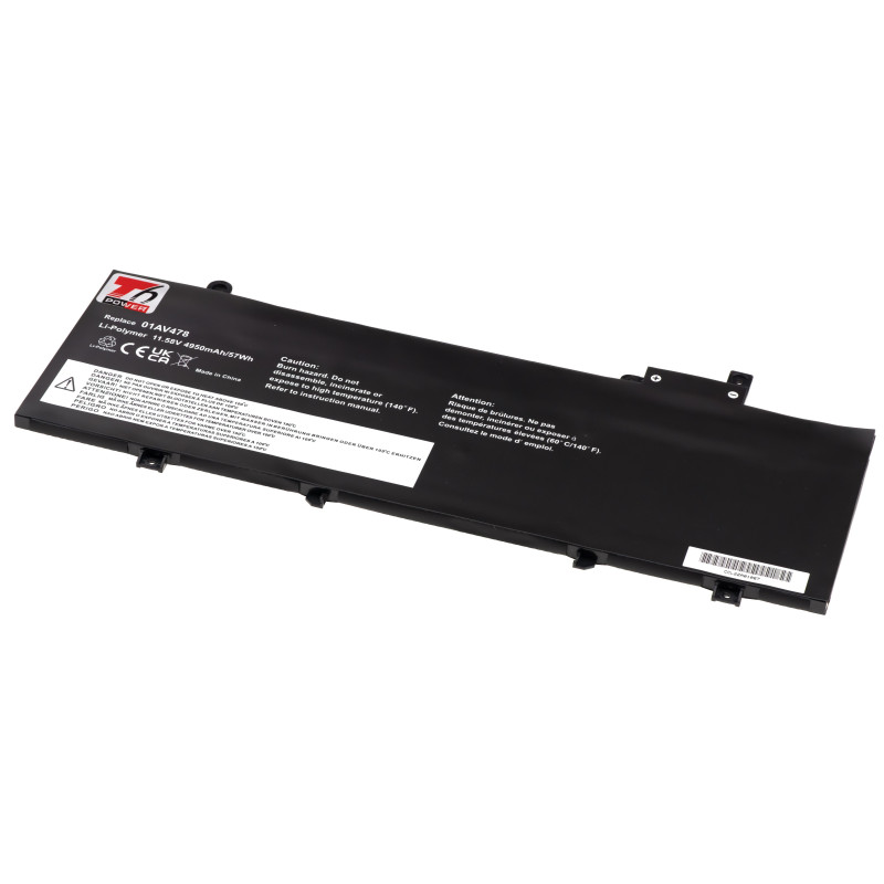 Batéria T6 Power Lenovo ThinkPad T480s séria, 4950mAh, 57Wh, 3cell, Li-Pol