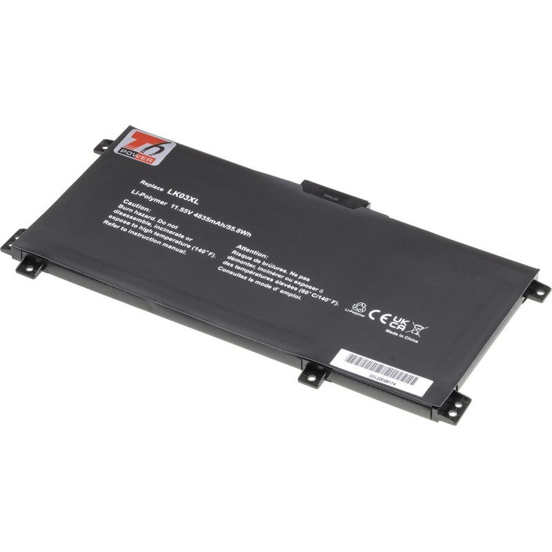 Batéria T6 Power HP Envy 15-bp000, 15-cn000, 17-ae000 x360 séria, 4835mAh, 55Wh, 3cell, Li-pol