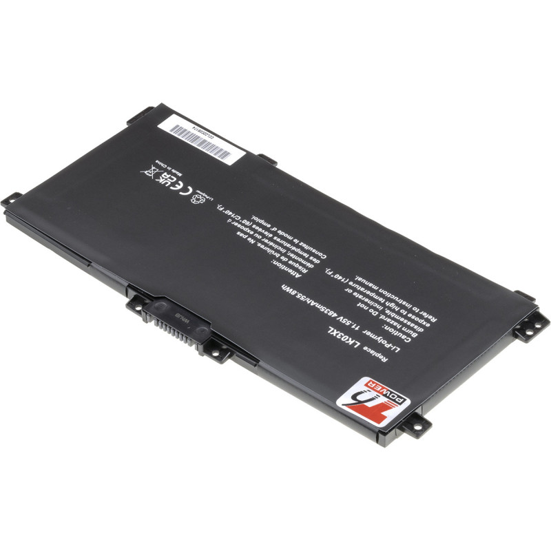Batéria T6 Power HP Envy 15-bp000, 15-cn000, 17-ae000 x360 séria, 4835mAh, 55Wh, 3cell, Li-pol
