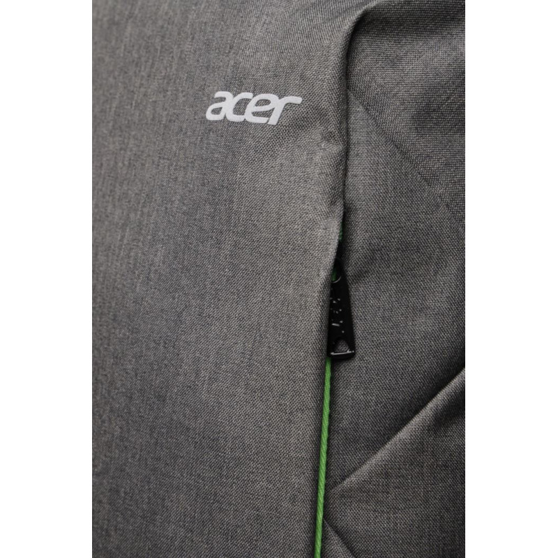 Acer urban backpack, grey & green, 15.6"