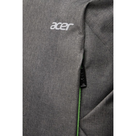 Acer urban backpack, grey & green, 15.6"