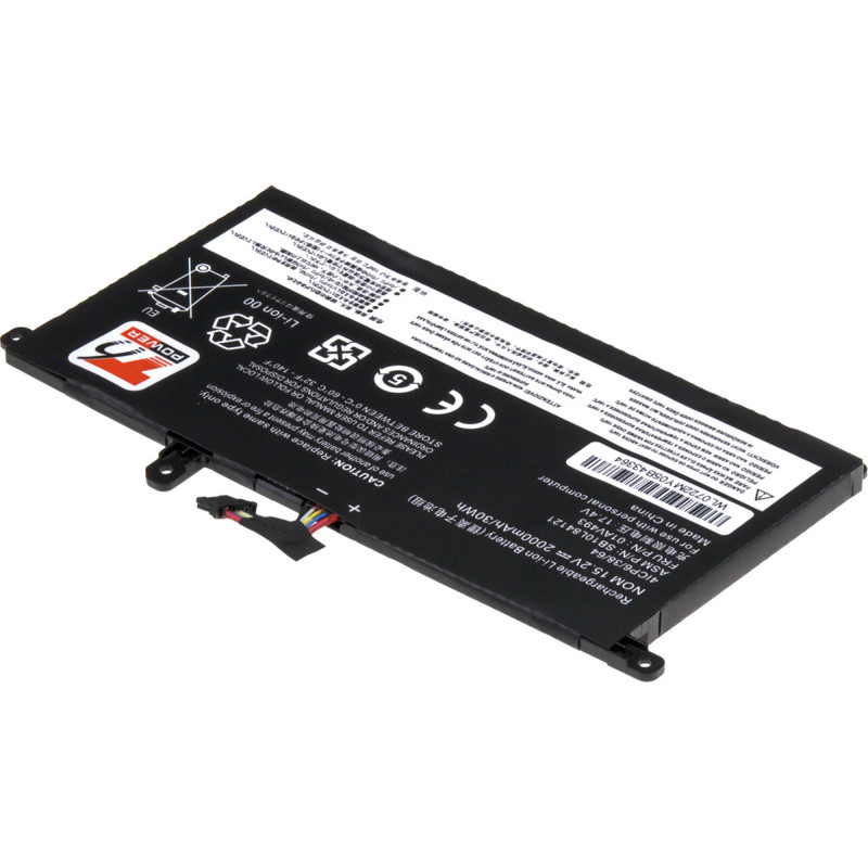 Batéria T6 Power Lenovo ThinkPad T570, T580, P51s, P52s, internal, 2000mAh, 30Wh, 4cell
