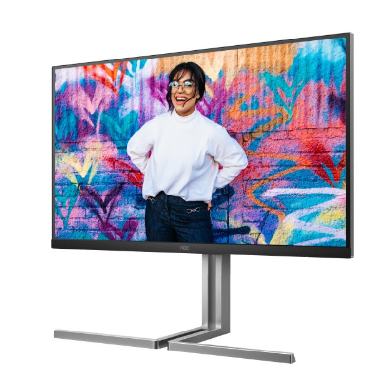 AOC/U32U3CV/32"/IPS/4K UHD/60Hz/4ms/Blck-Slvr/3R