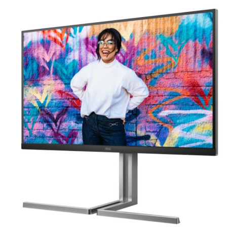 AOC/U32U3CV/32"/IPS/4K UHD/60Hz/4ms/Blck-Slvr/3R
