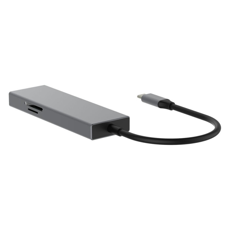 TB USB-C 7v1 adaptér USB 3.0, 2x USB 2.0, HDMI, PD, SD/TF