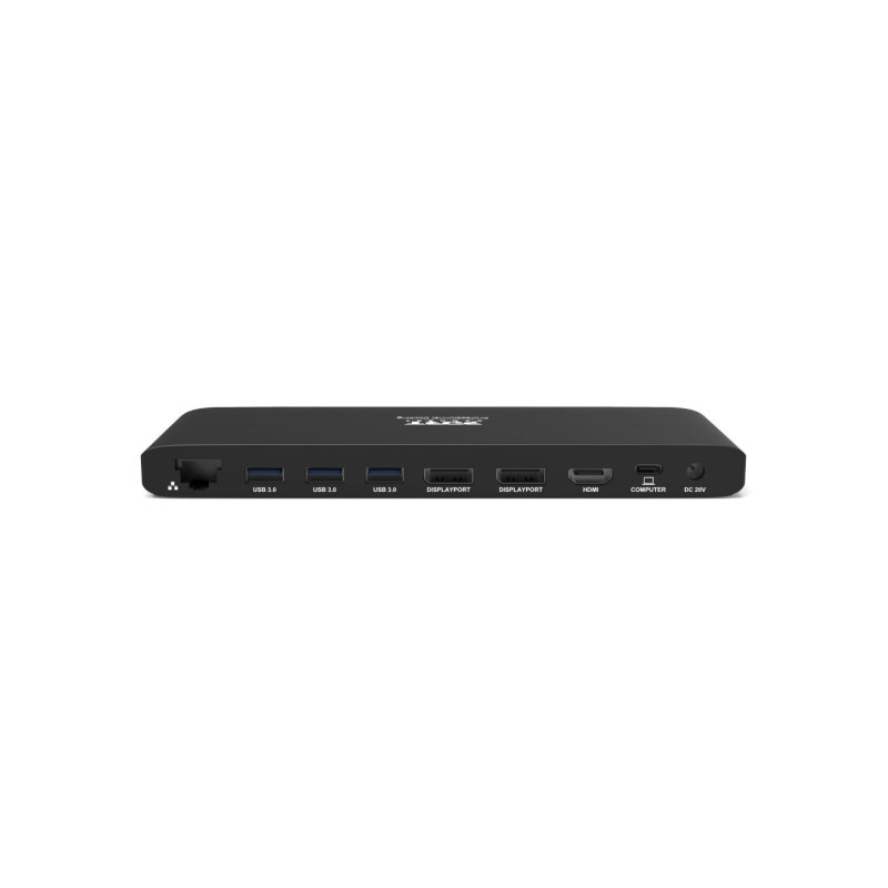 PORT CONNECT Dokovacia stanica pre kancelárie, USB-C, 2x4K, čierna