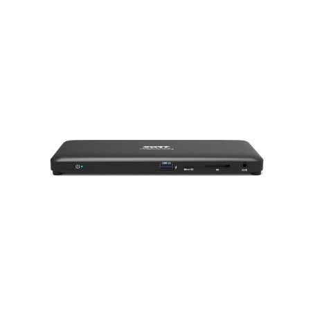 PORT CONNECT Dokovacia stanica pre kancelárie, USB-C, 2x4K, čierna