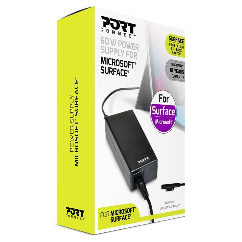 PORT CONNECT MICROSOFT® SURFACE napájací adaptér k notebooku 60W