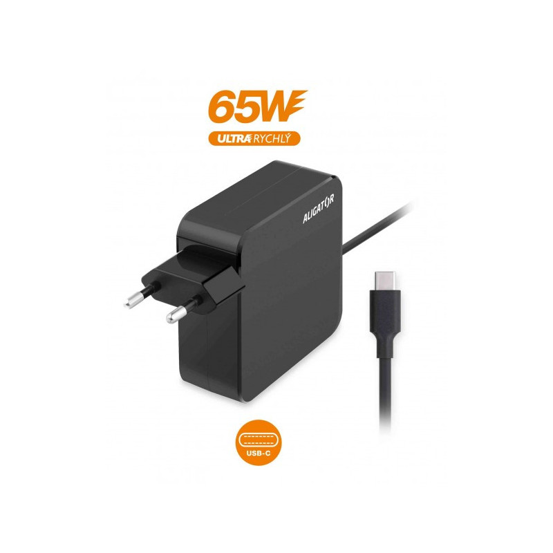 Aligator Power Delivery 65W USB-C adaptér