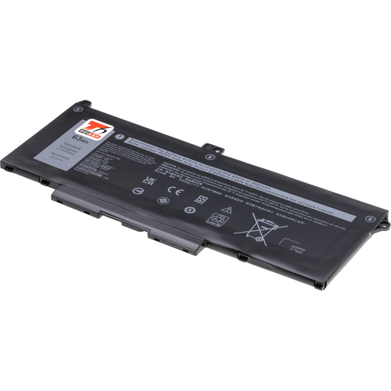 Batéria T6 Power Dell Latitude 5420, 5520, Precision 3560, 4100mAh, 63Wh, 4cell, Li-pol
