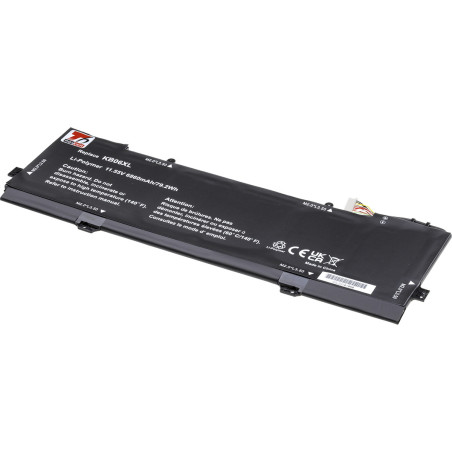Batéria T6 Power pre HP Spectre 15-bl000 x360 serie, 6860mAh, 79Wh, 6cell, Li-pol