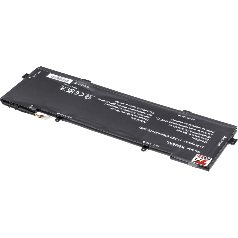 Batéria T6 Power pre HP Spectre 15-bl000 x360 serie, 6860mAh, 79Wh, 6cell, Li-pol