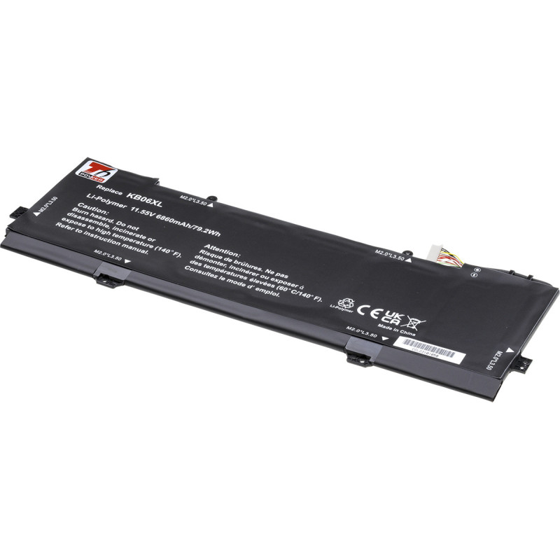 Batéria T6 Power pre HP Spectre 15-bl000 x360 serie, 6860mAh, 79Wh, 6cell, Li-pol