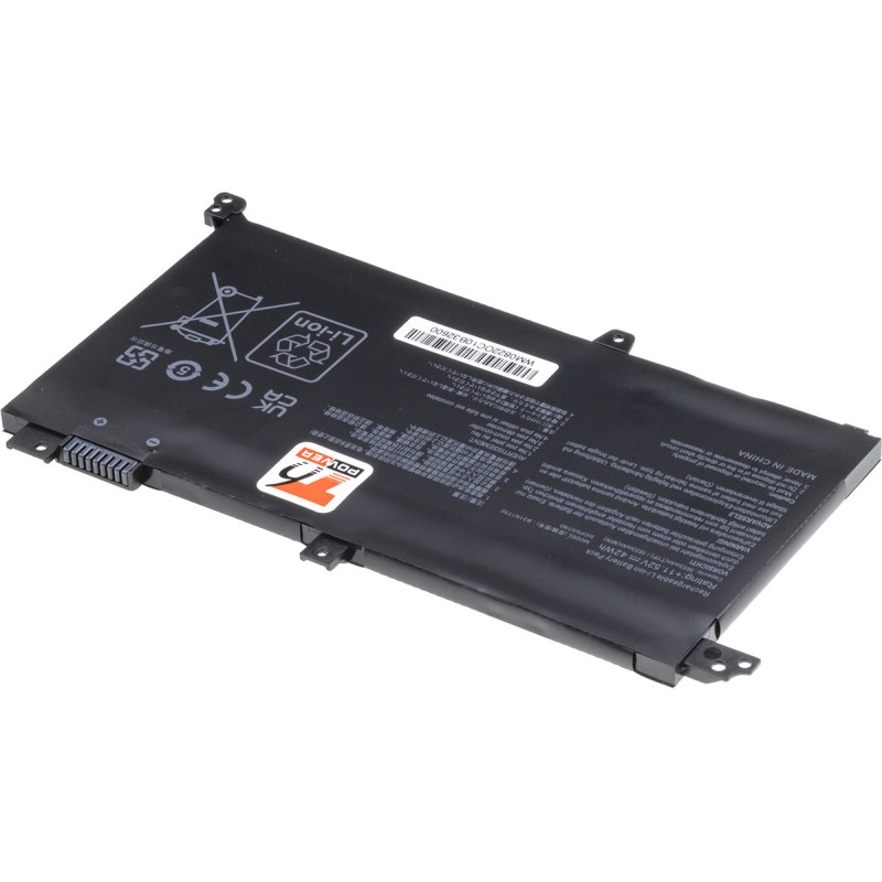 Batéria T6 Power Asus VivoBook X430U, X571G, X571L, S430F, S430U, 3650mAh, 42Wh, 3cell, Li-pol