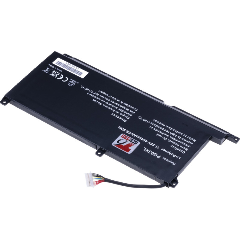 Batéria T6 Power HP Pavilion Gaming 15-dk0000, 15-ec0000, 4545mAh, 52,5Wh, 3cell, Li-pol