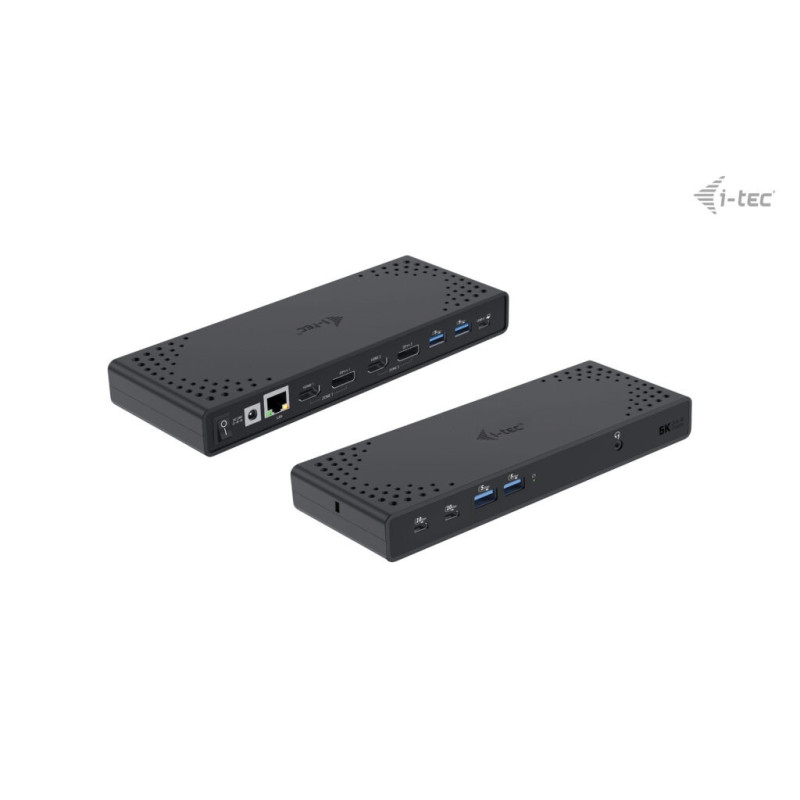 i-tec USB 3.0 / USB-C / Thunderbolt Dual Display Docking Station, PD 100W