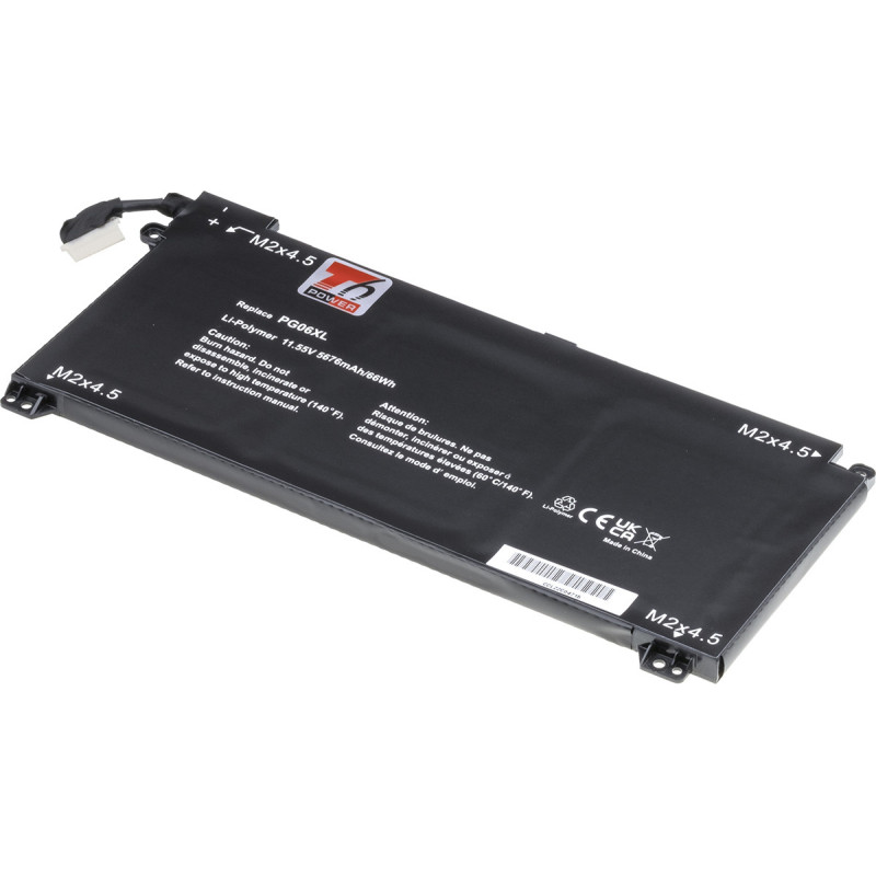 Batéria T6 Power pre HP Omen 15-dh0000, Omen 15-dh1000, 5676mAh, 66Wh, 6cell, Li-pol
