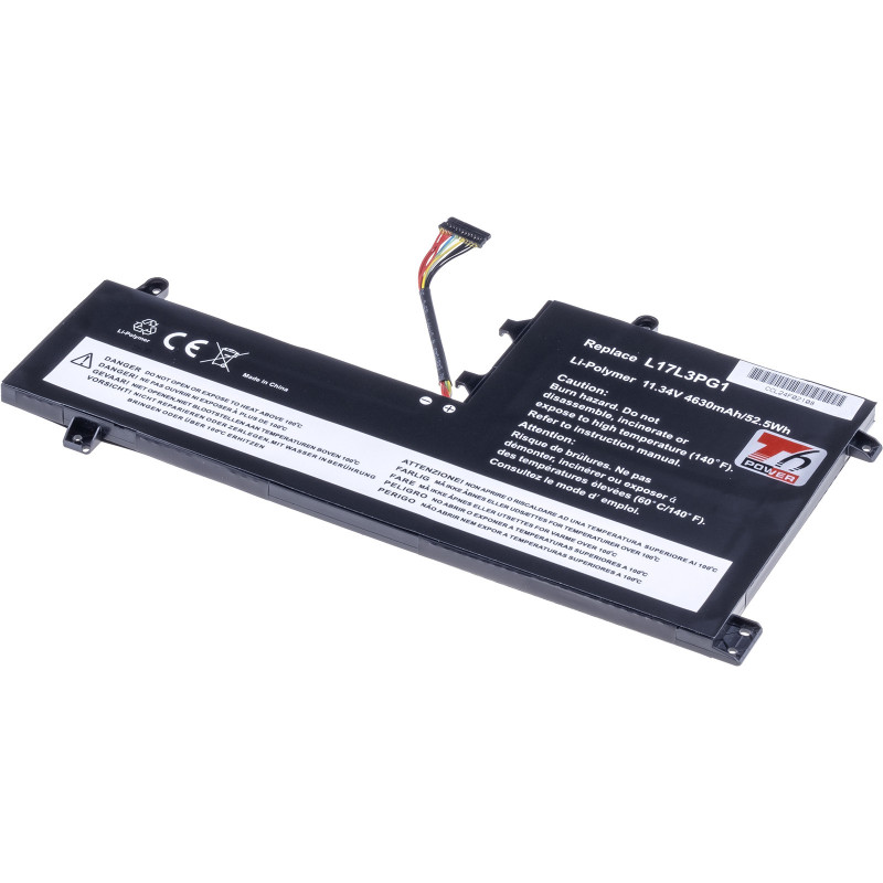 Batéria T6 Power pre Lenovo Legion Y530-15ICH, Y540-15IRH, Y7000, 4630mAh, 52Wh, 3cell, Li-pol