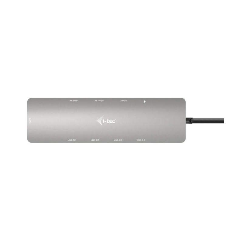 i-tec USB-C Metal Nano 2x HDMI Docking Station, PD 100W