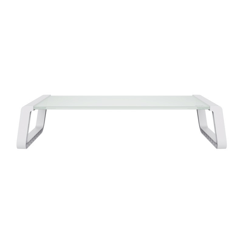 TRUST MONTA GLASS MONITOR STAND WHT
