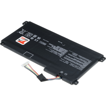 Batéria T6 Power Asus E410MA, E410KA, L410MA, R429MA, 3640mAh, 42Wh, 3cell, Li-pol, with cable