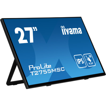 27" iiyama T2755MSC-B1: IPS, FHD, PCAP, Webcam