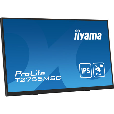 27" iiyama T2755MSC-B1: IPS, FHD, PCAP, Webcam