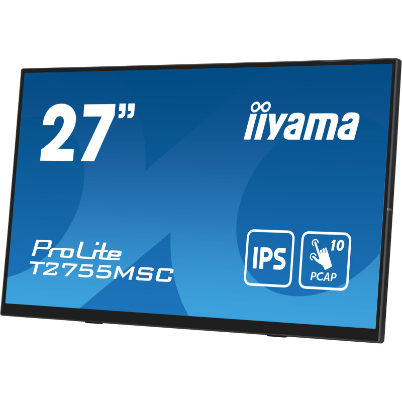 27" iiyama T2755MSC-B1: IPS, FHD, PCAP, Webcam