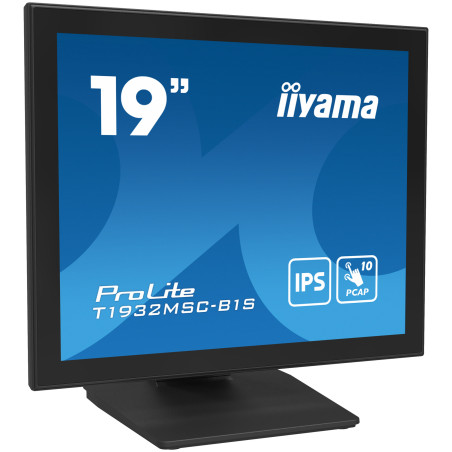 19" iiyama T1932MSC-B1S: IPS, SXGA, PCAP, HDMI, DP