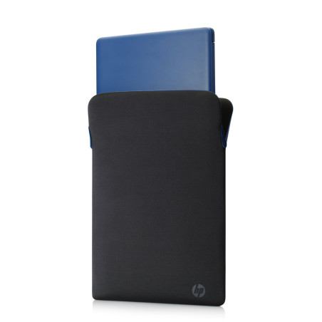 HP Protect. Revers. 15.6 Black/Blue Laptop Sleeve