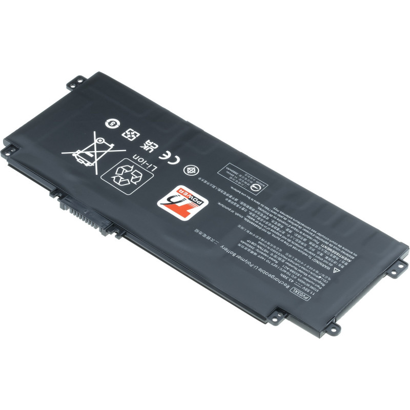 Batéria T6 Power HP Pavilion 13-bb0000, 14-dv0000, 14-ec0000, 3700mAh, 43Wh, 3cell, Li-poly