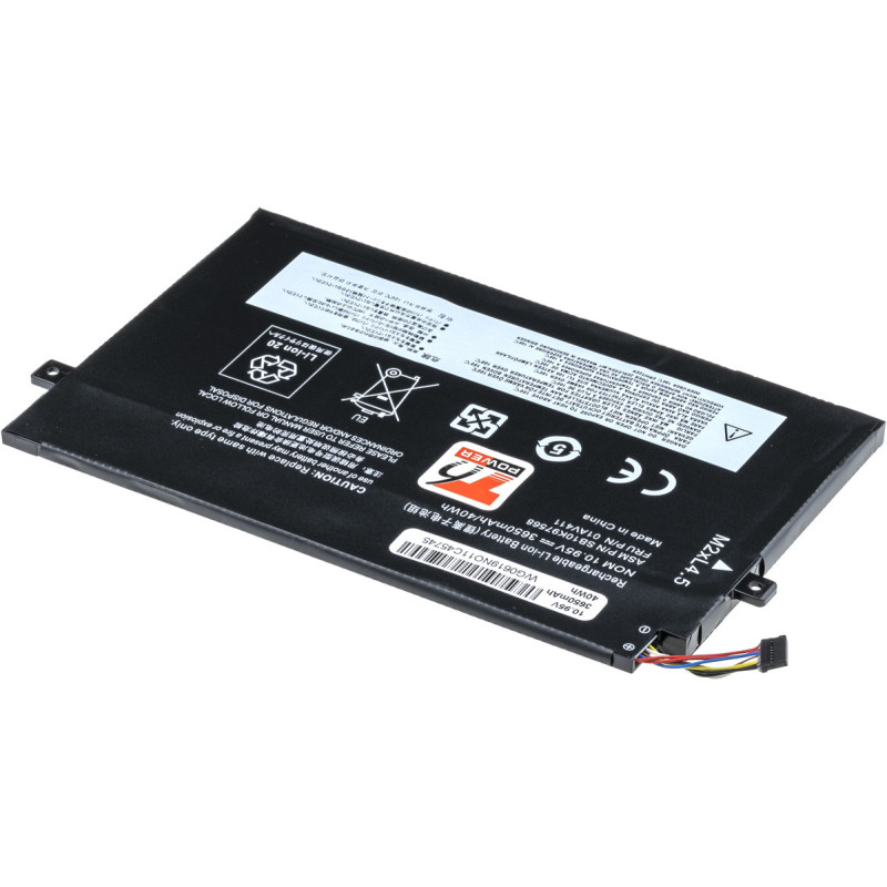 Batéria T6 Power Lenovo ThinkPad E470, E475, 3650mAh, 40Wh, 3cell, Li-Pol