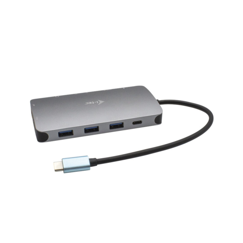 i-tec USB-C Metal Nano Dock HDMI/VGA s LAN, Power Delivery 100 W + zdroj 100W