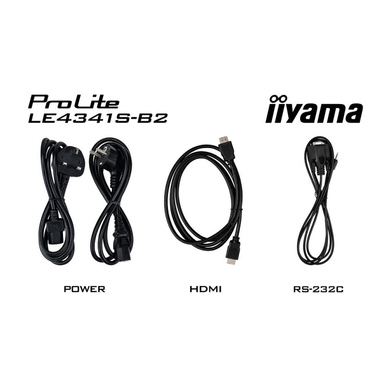 43" iiyama LE4341S-B2: IPS, FHD, 3x HDMI, LAN, USB