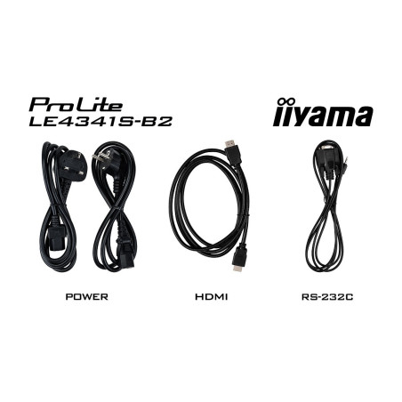 43" iiyama LE4341S-B2: IPS, FHD, 3x HDMI, LAN, USB
