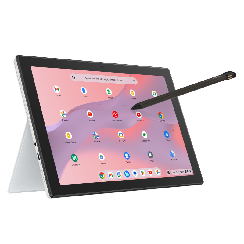 ASUS Chromebook CL3/CL3001DM2A/MTK-520/10,5"/WUXGA/T/8GB/128GB/Mali G52/Chrome/Silver/2R