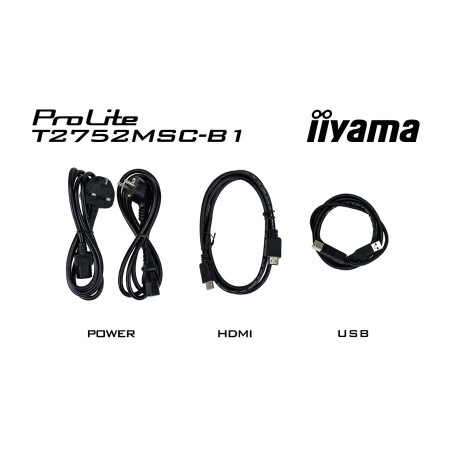 27" iiyama T2752MSC-B1: IPS, FHD, PCAP