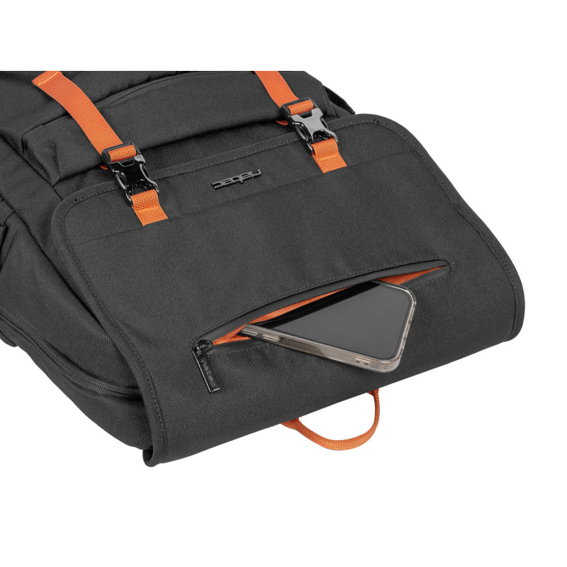 Batoh pre nb Natec NIALA 15,6", 18 L, čierna - oranžová