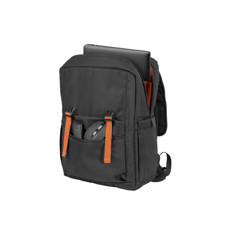 Batoh pre nb Natec NIALA 15,6", 18 L, čierna - oranžová