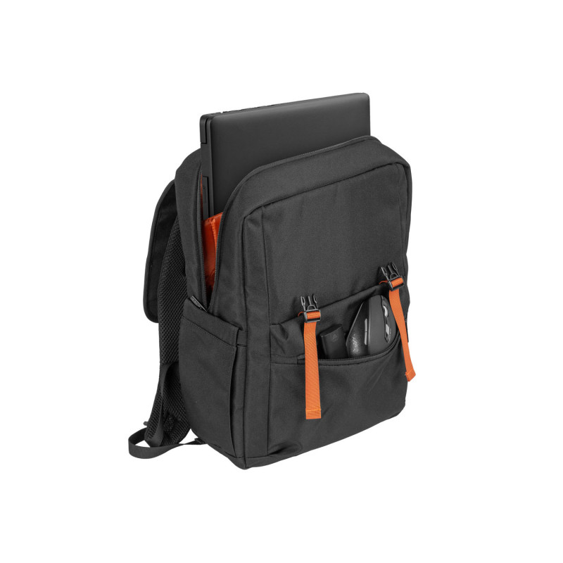 Batoh pre nb Natec NIALA 15,6", 18 L, čierna - oranžová